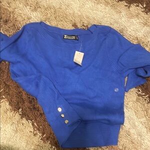 New York & Company Blue Sweater